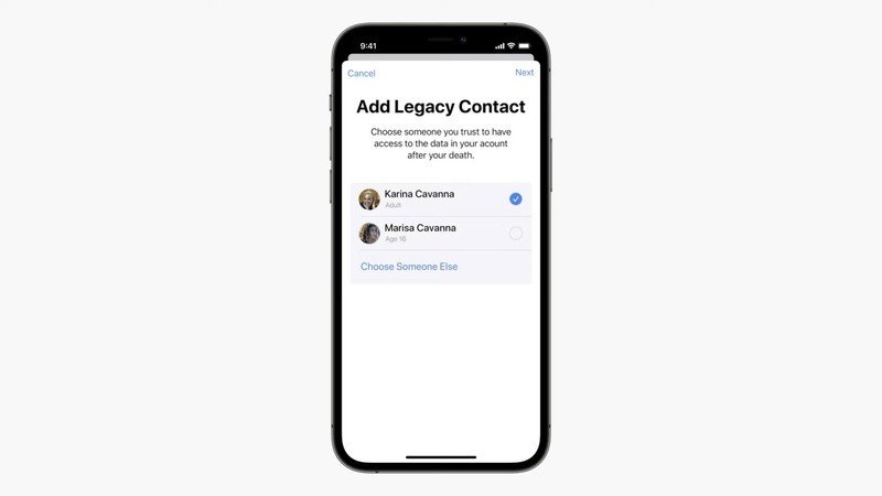 apple id digital legacy contacts wwdc